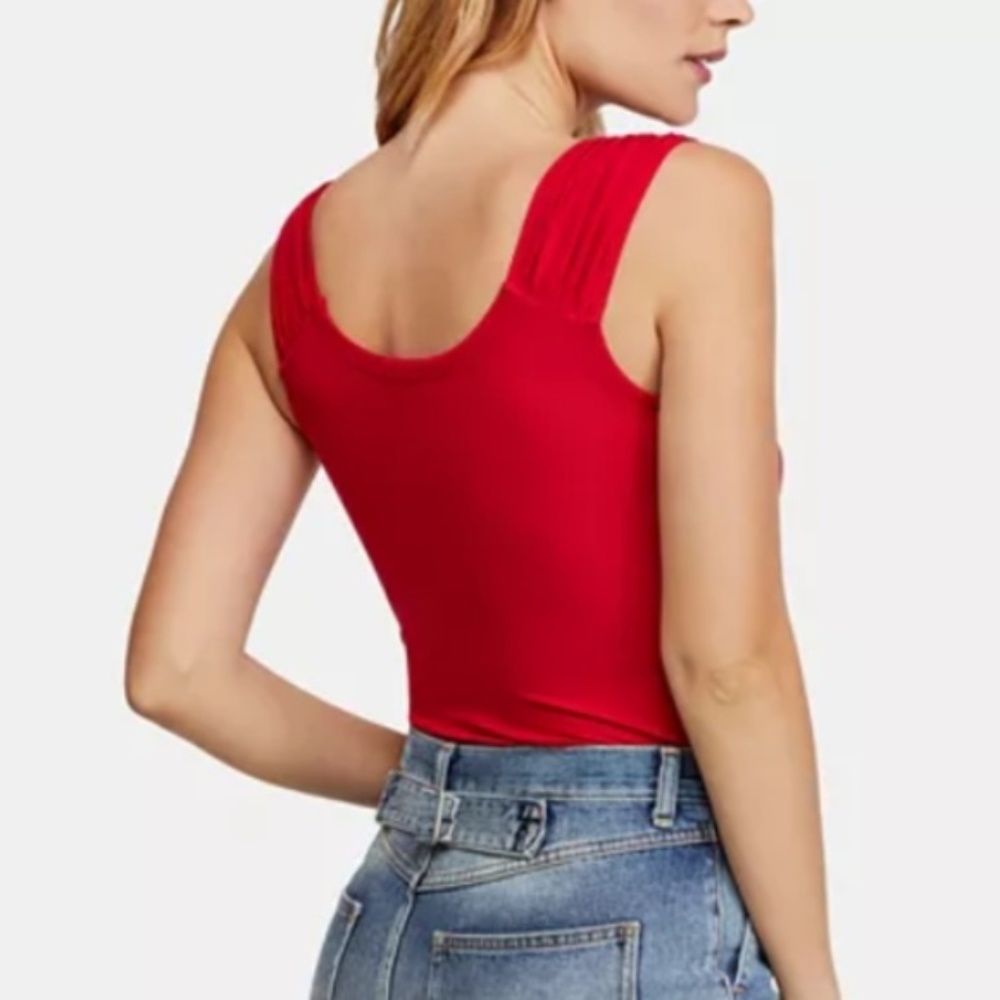 NWT Free People Keyhole Sweetheart Bust Tank Top. - Picture 2 of 4